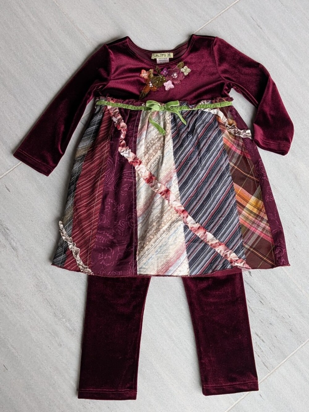 vintage Y2K LITTLE MASS pants and dress set 3